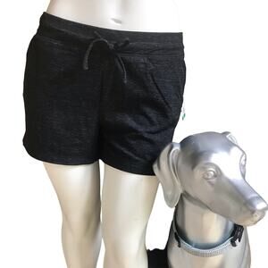 NEW 32 Degrees Ladies Fleece Black Shorts Women's Size XL